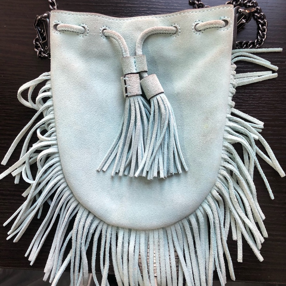 Rebecca Minkoff suede crossbody bag